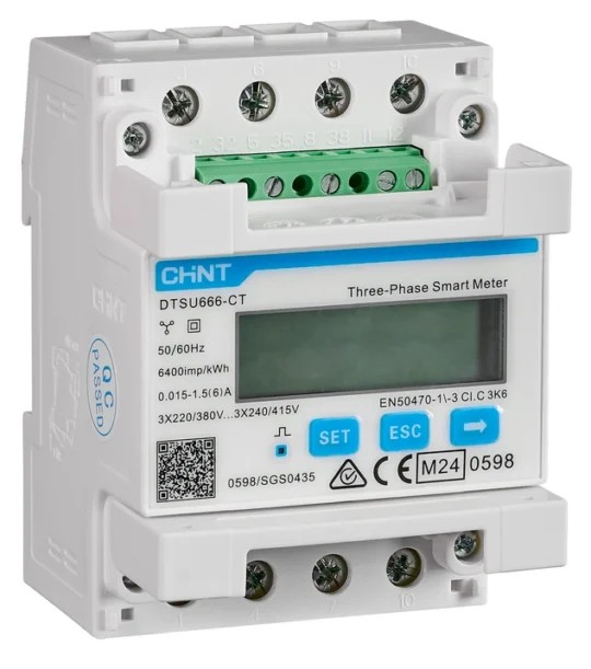 Smart Meter Trifaze DTSU666-CT